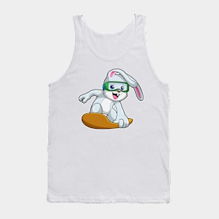 Bunny as Snowboarder with Snowboard Tank Top